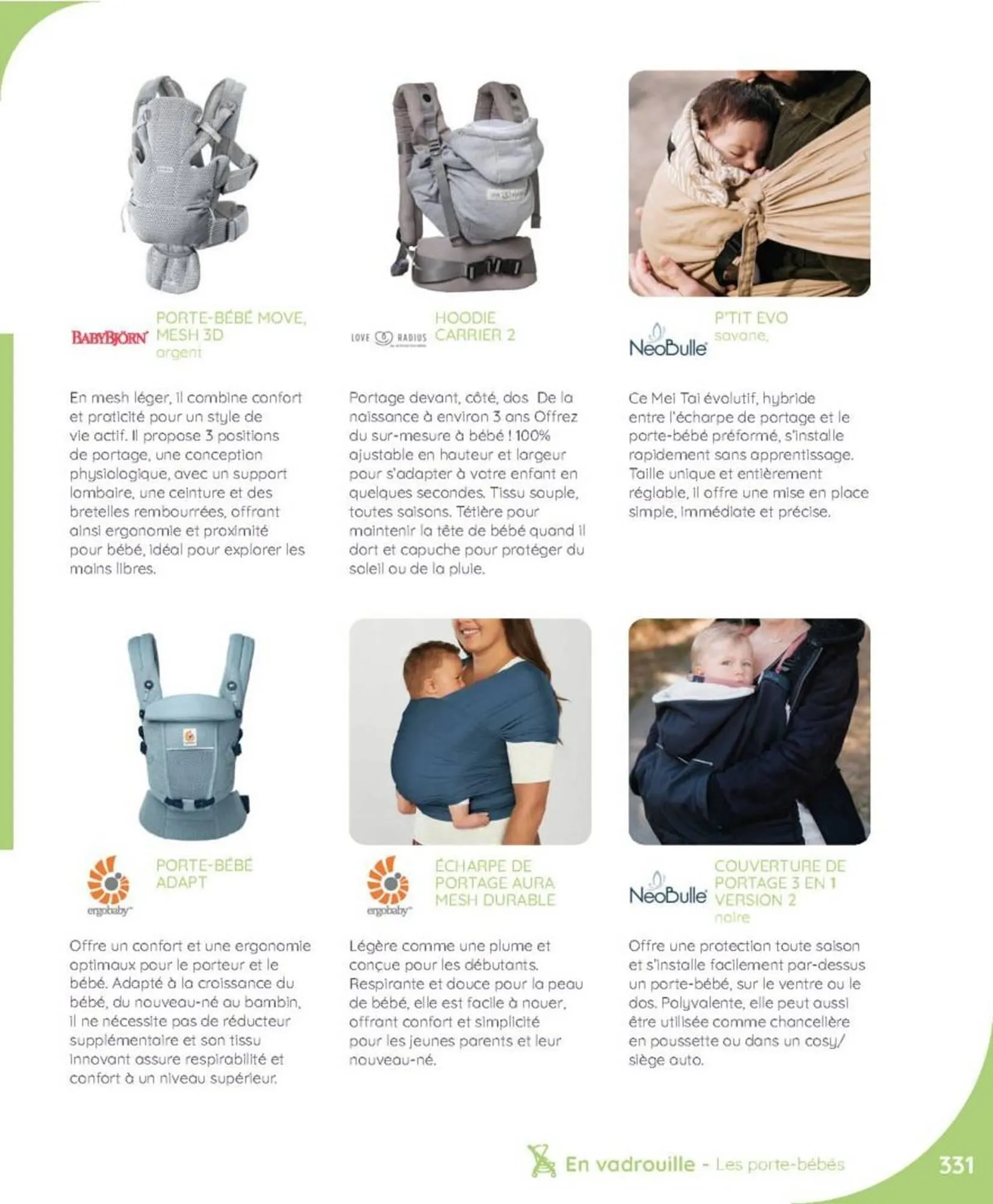 Catalogue autour de bébé du 18 juin au 1 novembre 2025 - Catalogue page 333