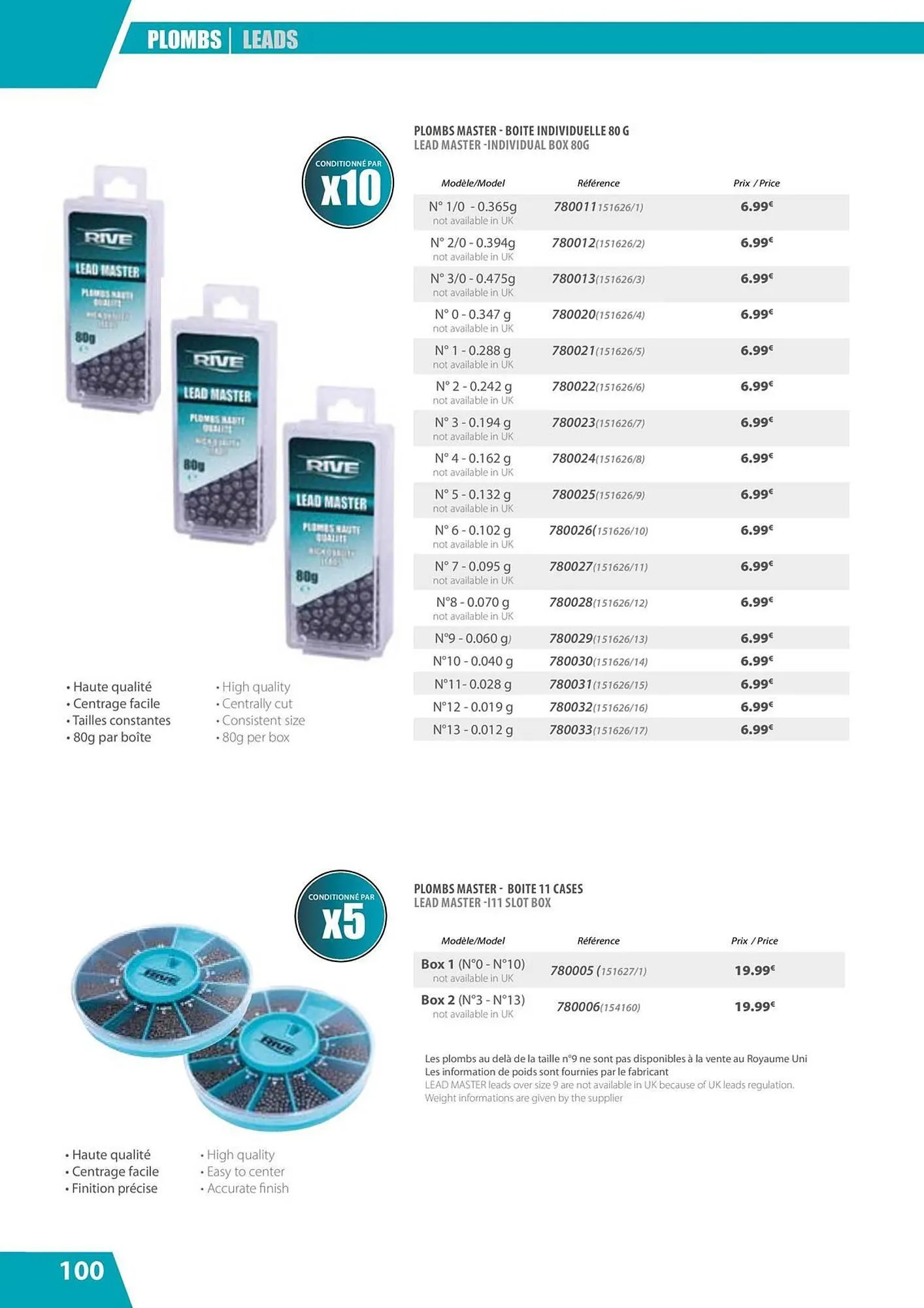 Catalogue Pacific Pêche du 30 septembre au 30 décembre 2025 - Catalogue page 100