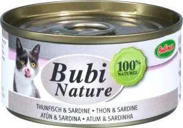 Pâtée Thon et Sardine pour chat Bubi nature