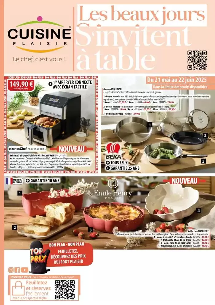 Les beaux jours Sinvitent à table - 1