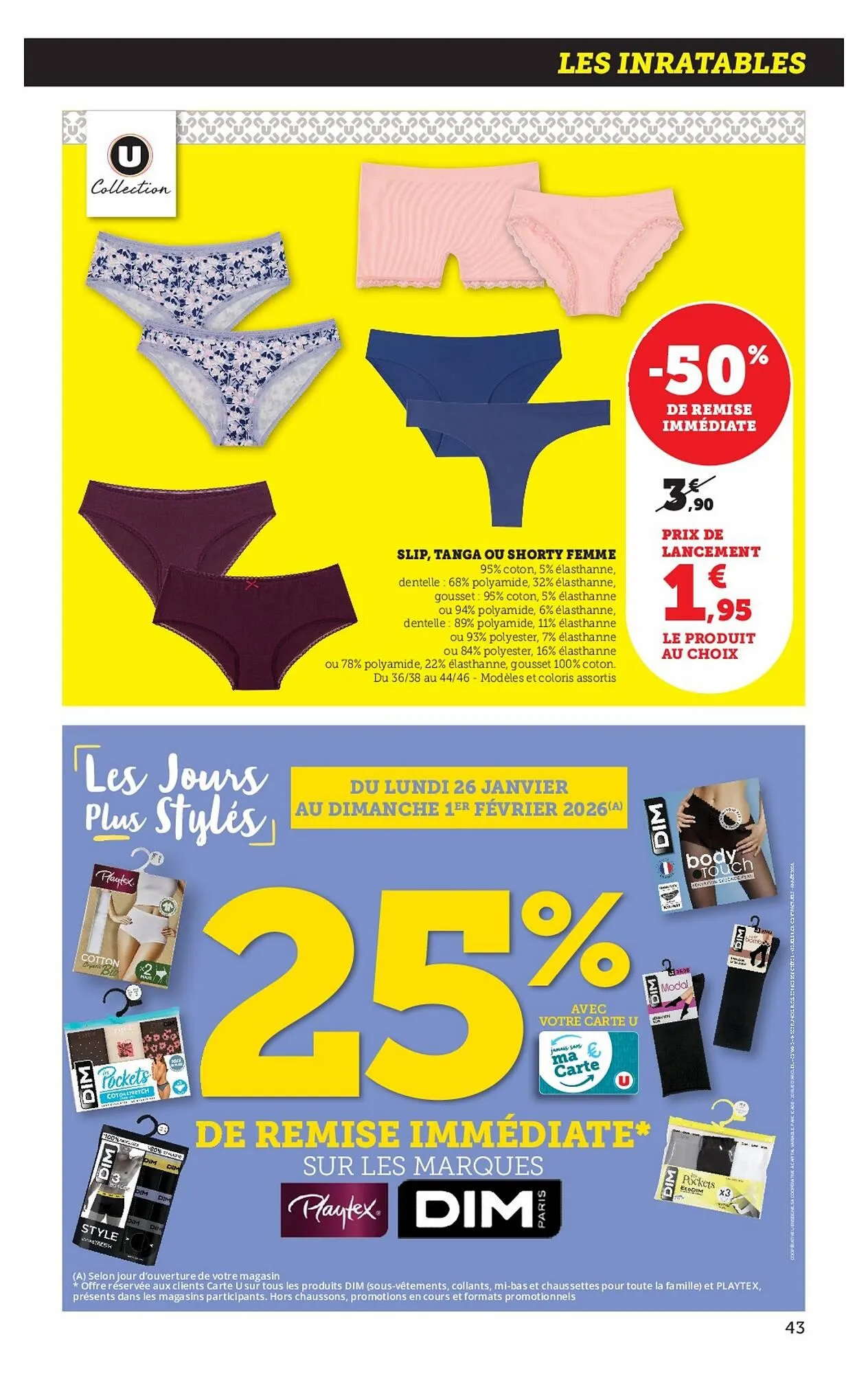 Catalogue Hyper U du 20 janvier au 1 février 2026 - Catalogue page 43