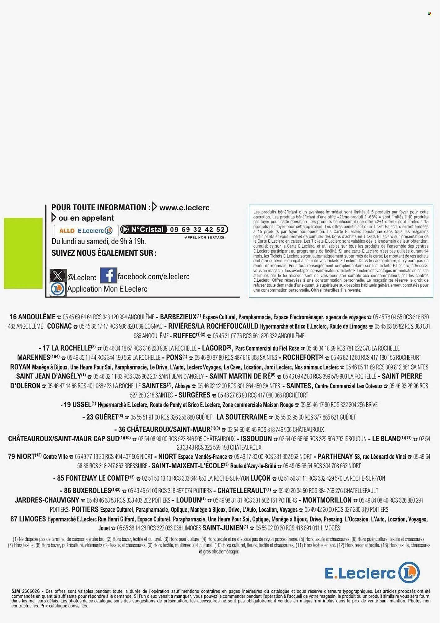 Catalogue E.Leclerc du 6 janvier au 10 janvier 2026 - Catalogue page 7