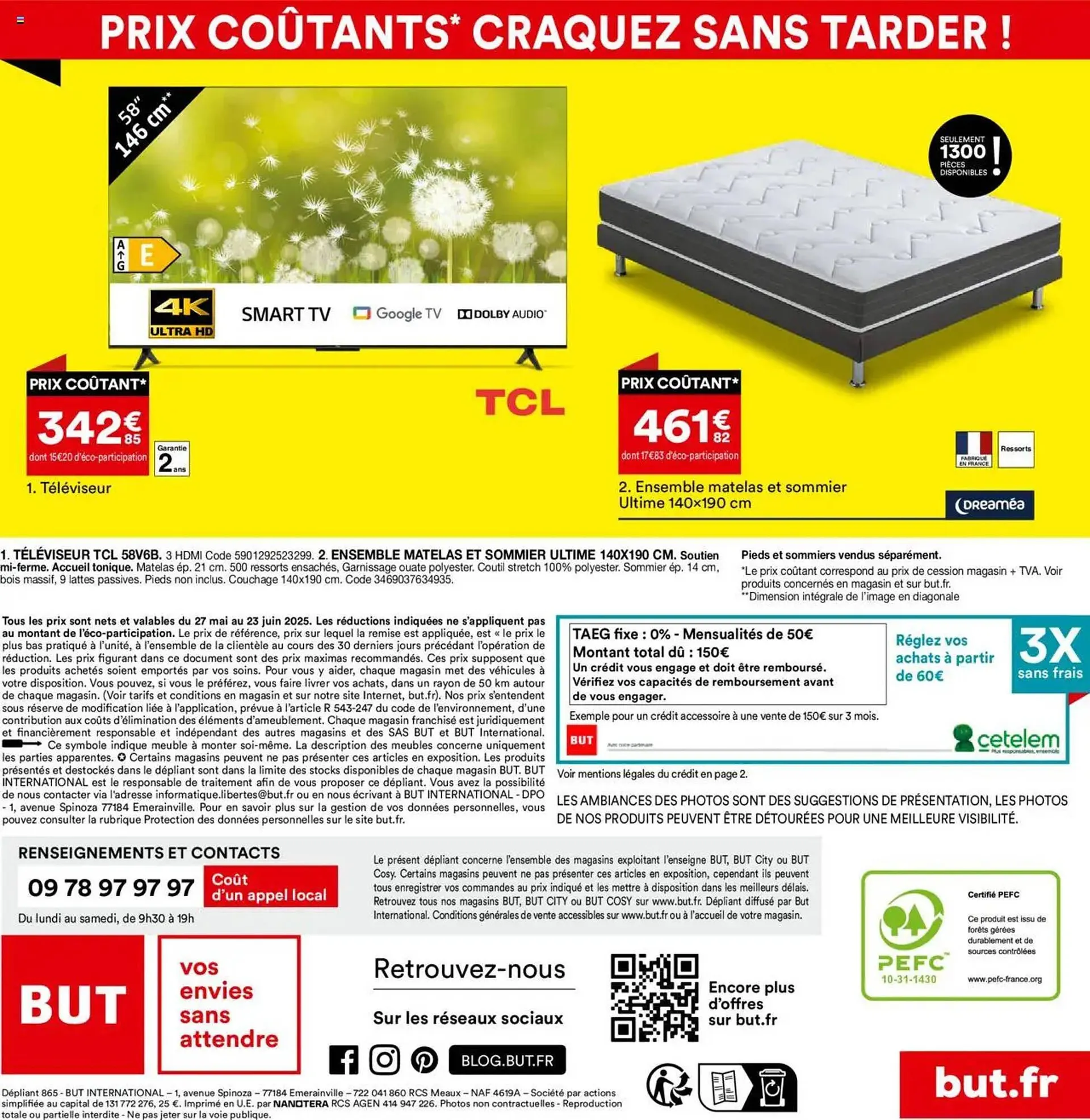 Catalogue BUT du 27 mai au 23 juin 2025 - Catalogue page 40