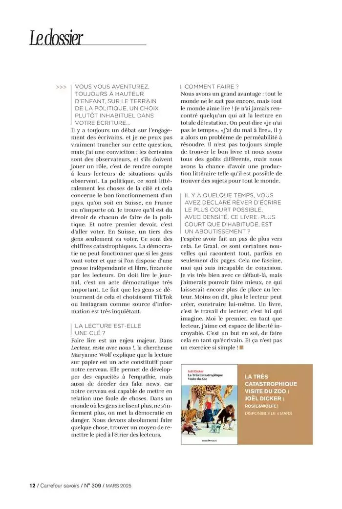 A CHACUN SA CULTURE du 3 mars au 31 mars 2025 - Catalogue page 12