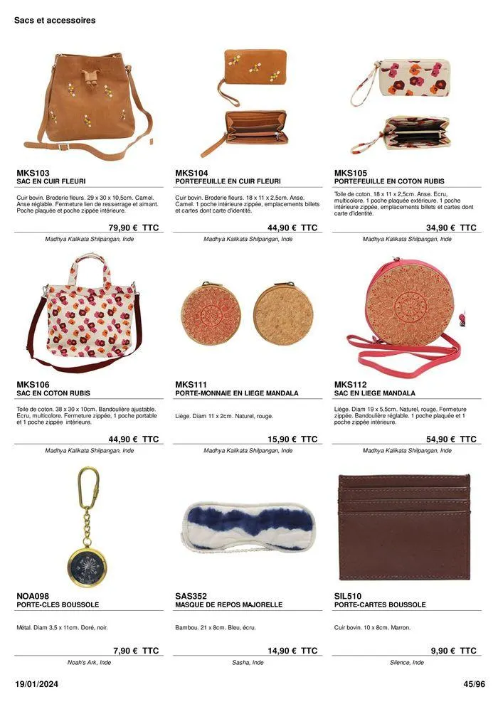 ARTISANAT . DéCORATION . MODE . JOUETS du 9 février au 31 août 2024 - Catalogue page 47