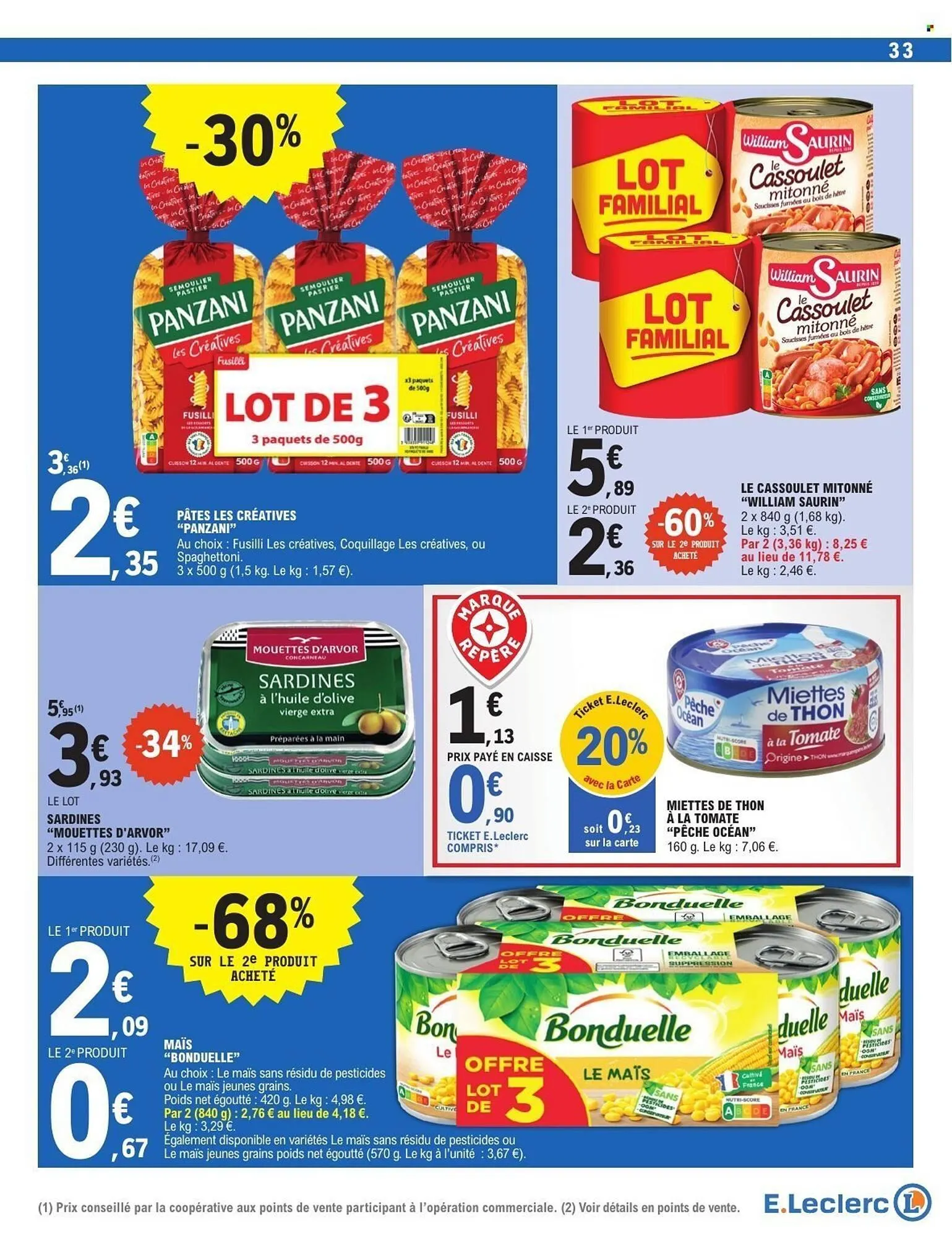 Catalogue E.Leclerc du 3 mars au 14 mars 2026 - Catalogue page 33