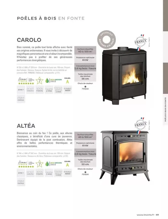 Le chauffage du futur a déjà 100 ans du 15 janvier au 31 mai 2025 - Catalogue page 61