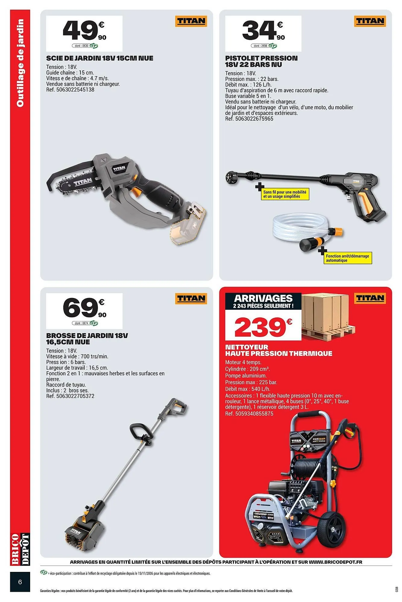 Catalogue Brico Dépôt du 20 mars au 2 avril 2026 - Catalogue page 6