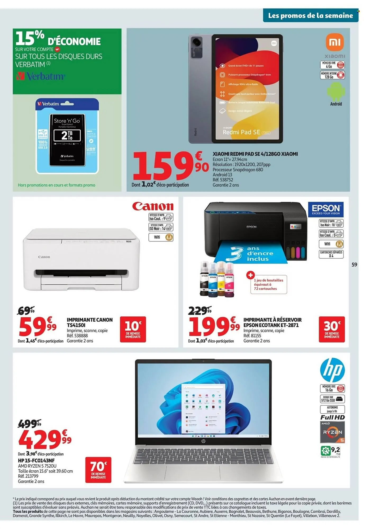 Catalogue Auchan du 28 octobre au 9 novembre 2025 - Catalogue page 59