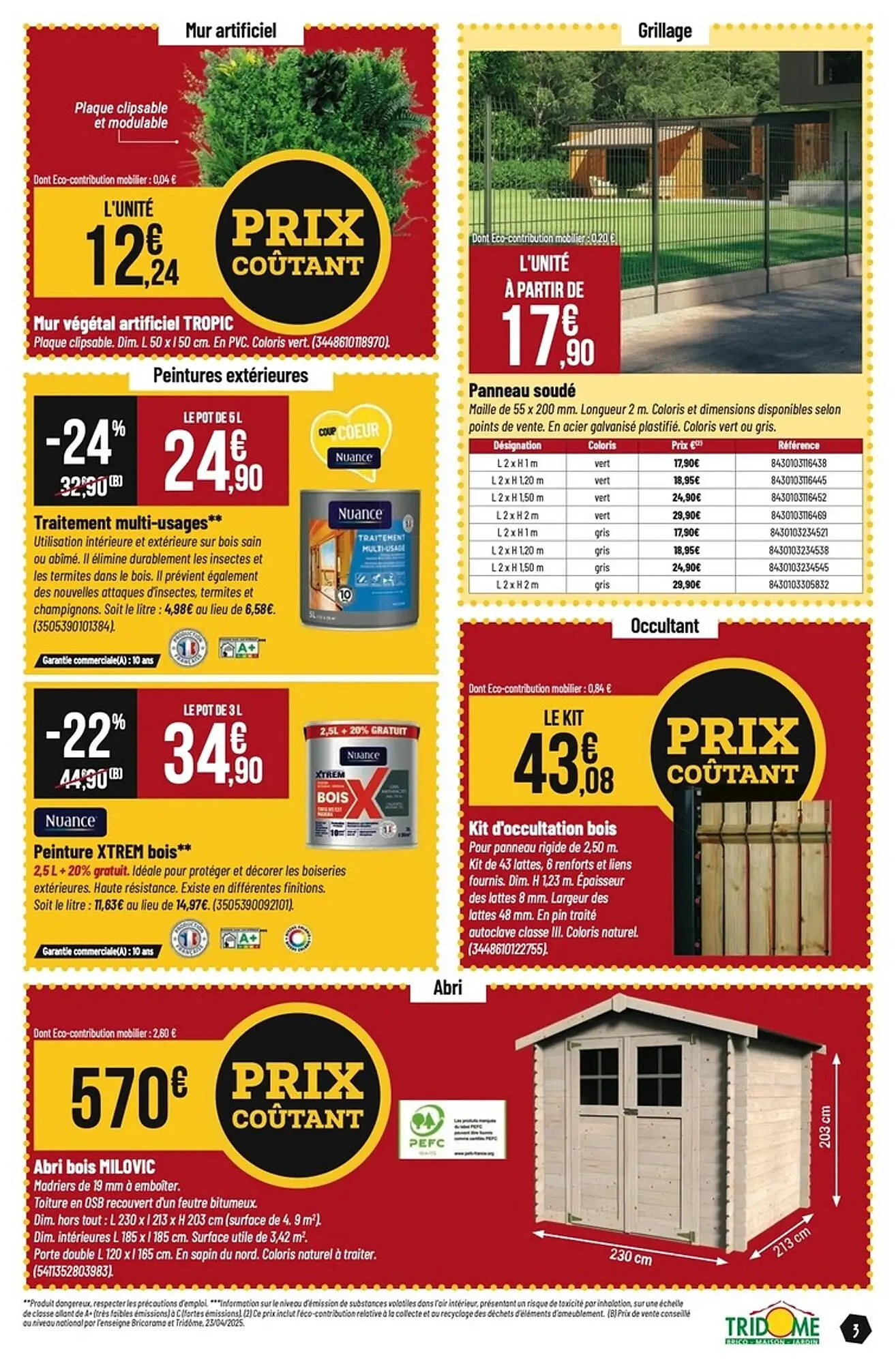 Catalogue Tridôme du 2 juillet au 15 juillet 2025 - Catalogue page 3