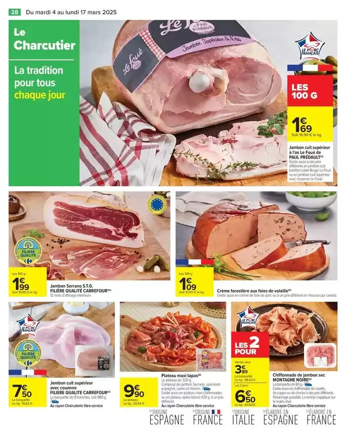 PRODUITS LAITIERS & VÉGÉTAUX du 4 mars au 17 mars 2025 - Catalogue page 30