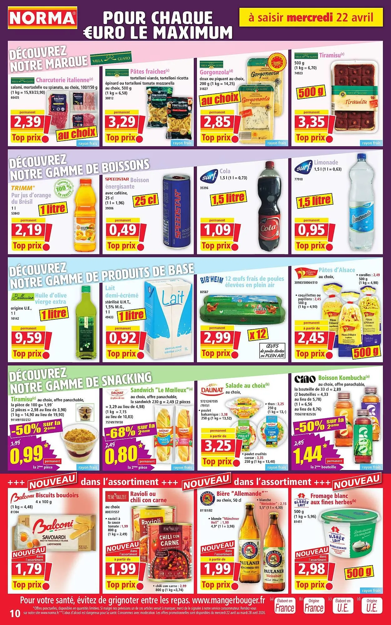 Catalogue Norma du 22 avril au 28 avril 2026 - Catalogue page 10