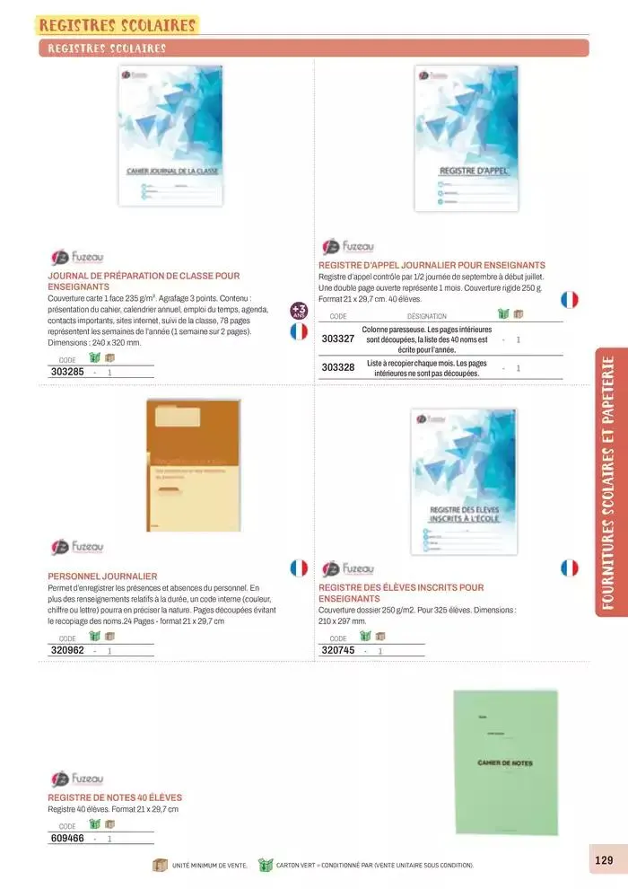 Nos Catalogues Thématiques du 1 janvier au 31 décembre 2025 - Catalogue page 131