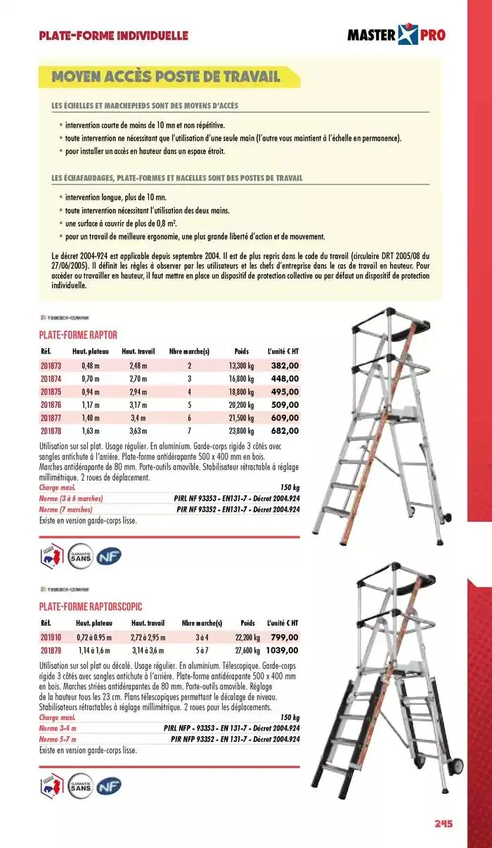 Essentiel Batiment 2025 du 3 janvier au 31 décembre 2025 - Catalogue page 247