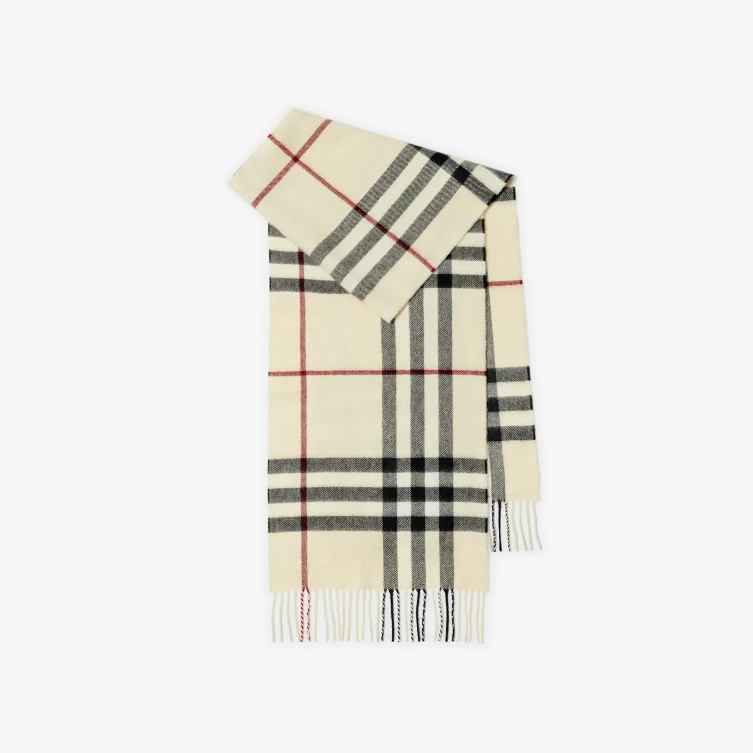 Check Cashmere Scarf
