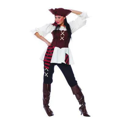 Déguisement de Corsaire Redoutable Femme - Taille au Choix