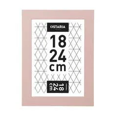 Cadre photo PAOLA rose 18x24cm