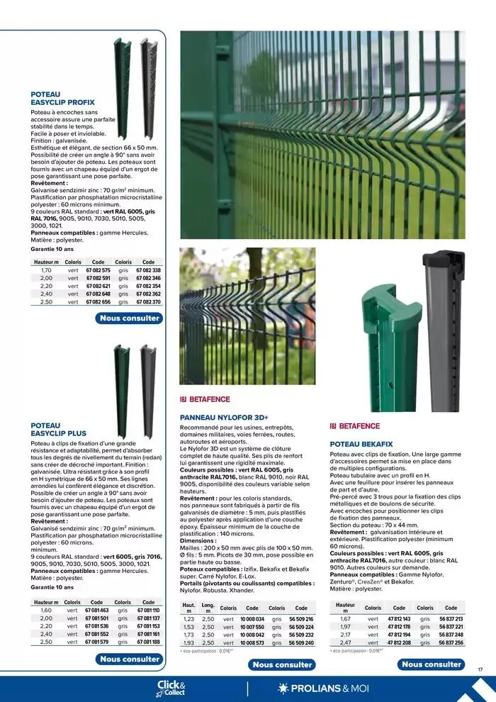 Opération Portail Aménagement Extérieur du 4 mars au 30 avril 2025 - Catalogue page 17