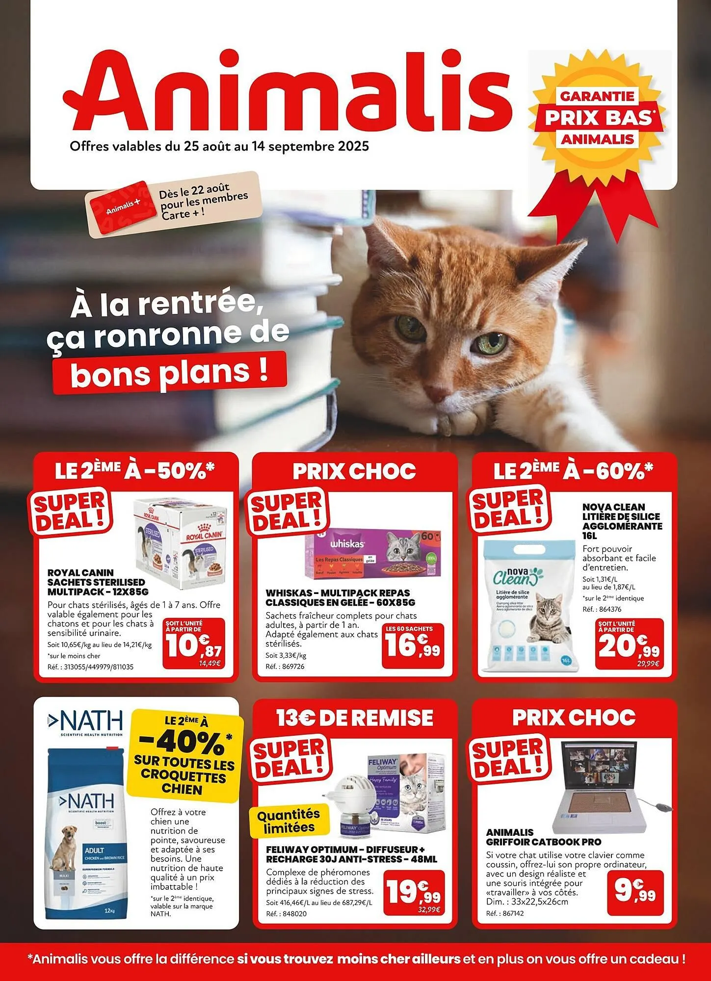 Catalogue Animalis du 25 août au 14 septembre 2025 - Catalogue page 1