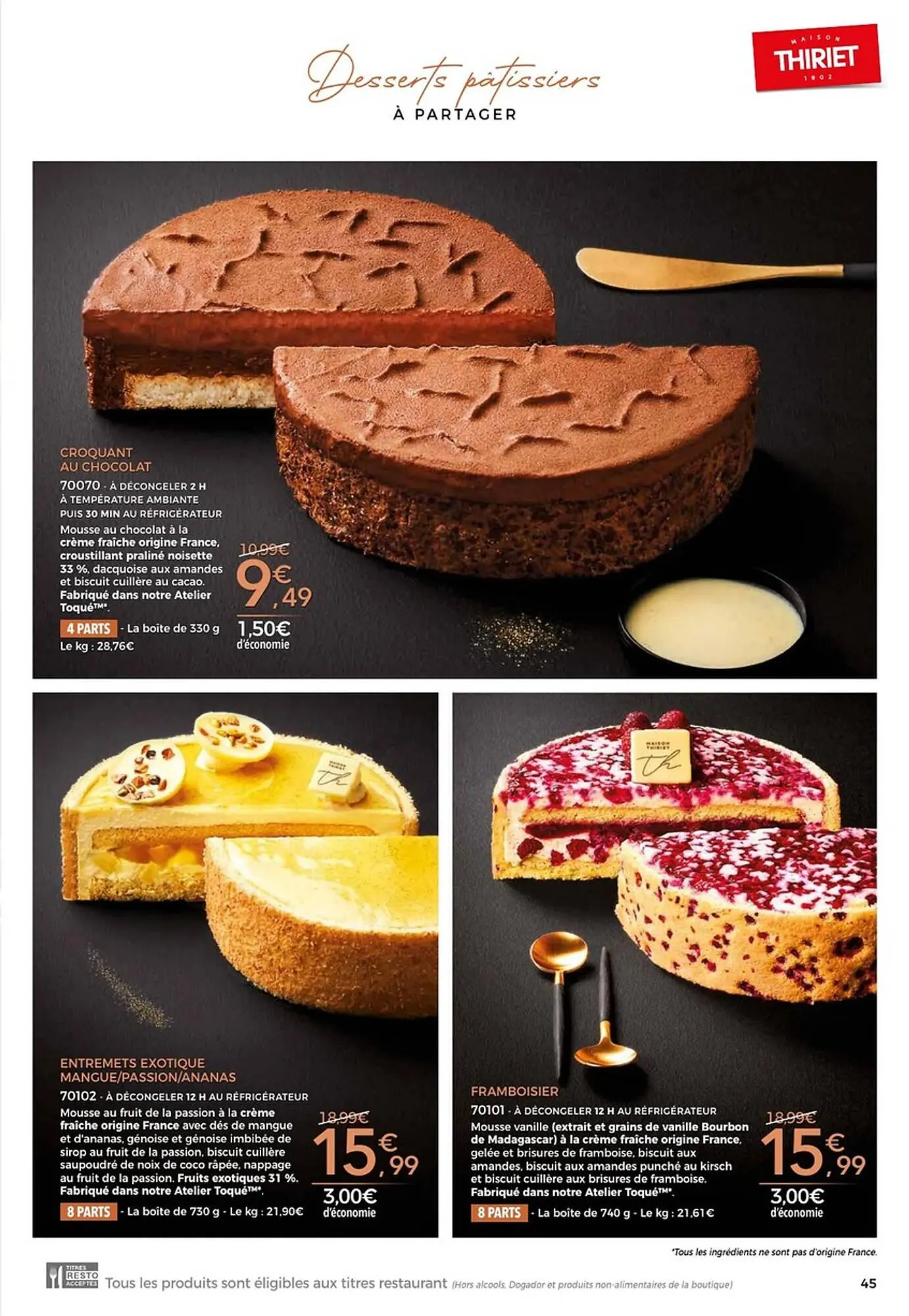 Catalogue Thiriet du 17 novembre au 31 décembre 2025 - Catalogue page 45