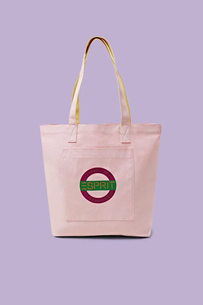 Sac fourre-tout en toile à logo