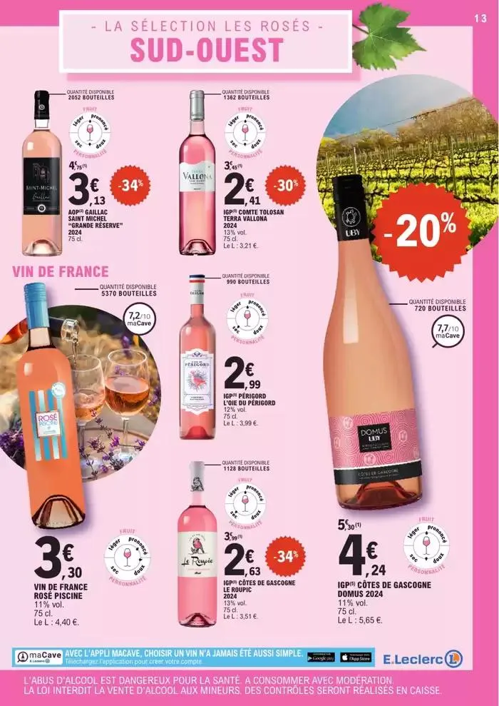 FOIRE AUX VINS DE PRINTEMPS - MIXTE du 8 avril au 19 avril 2025 - Catalogue page 13