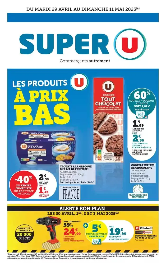 Catalogue SUPER U - 1