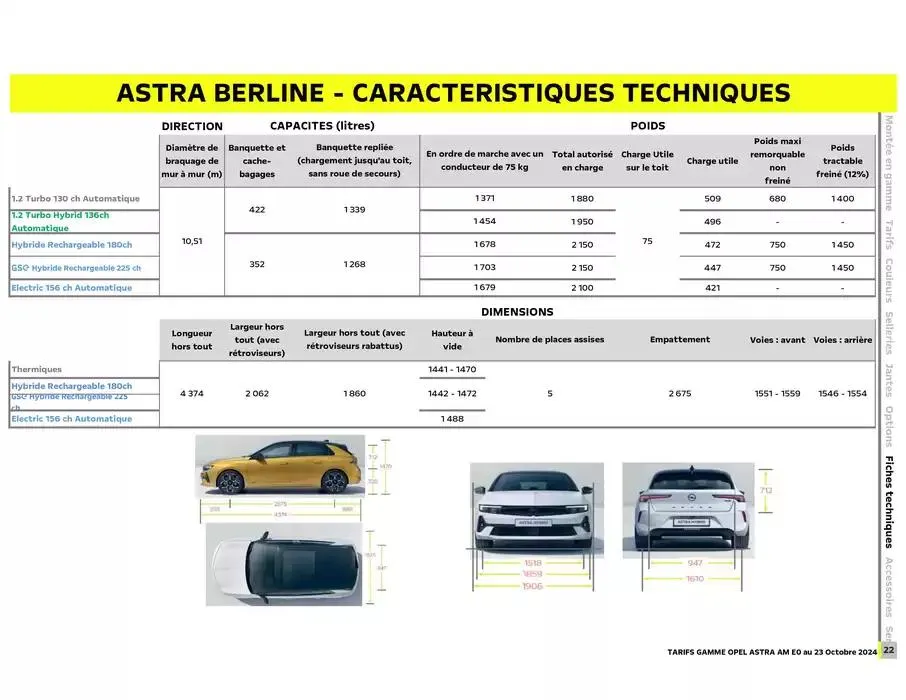 Opel Astra du 17 décembre au 17 décembre 2025 - Catalogue page 23