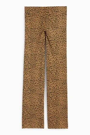 Basic leggings - leopard print