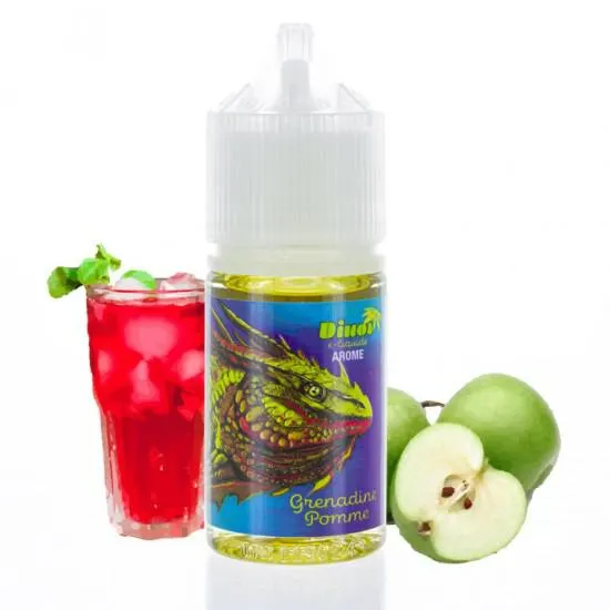 CONCENTRE GRENADINE POMME 30ML DINOS