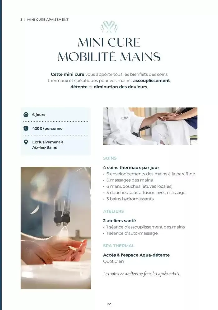  Mini Cures 2025 du 11 février au 31 décembre 2025 - Catalogue page 22