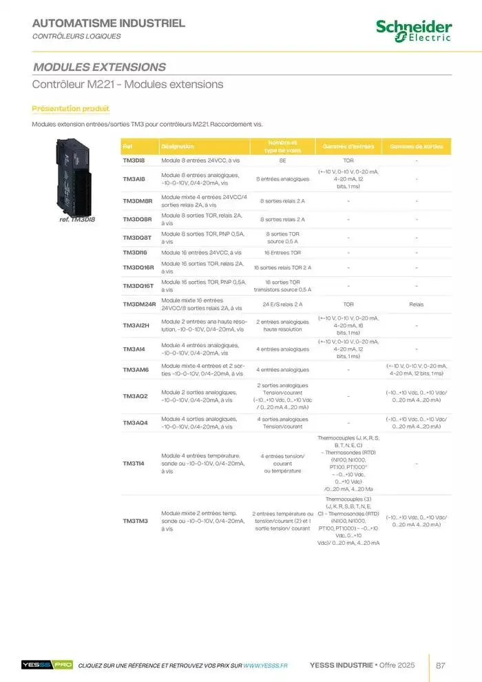 Industrie 2025 du 28 janvier au 31 décembre 2025 - Catalogue page 89
