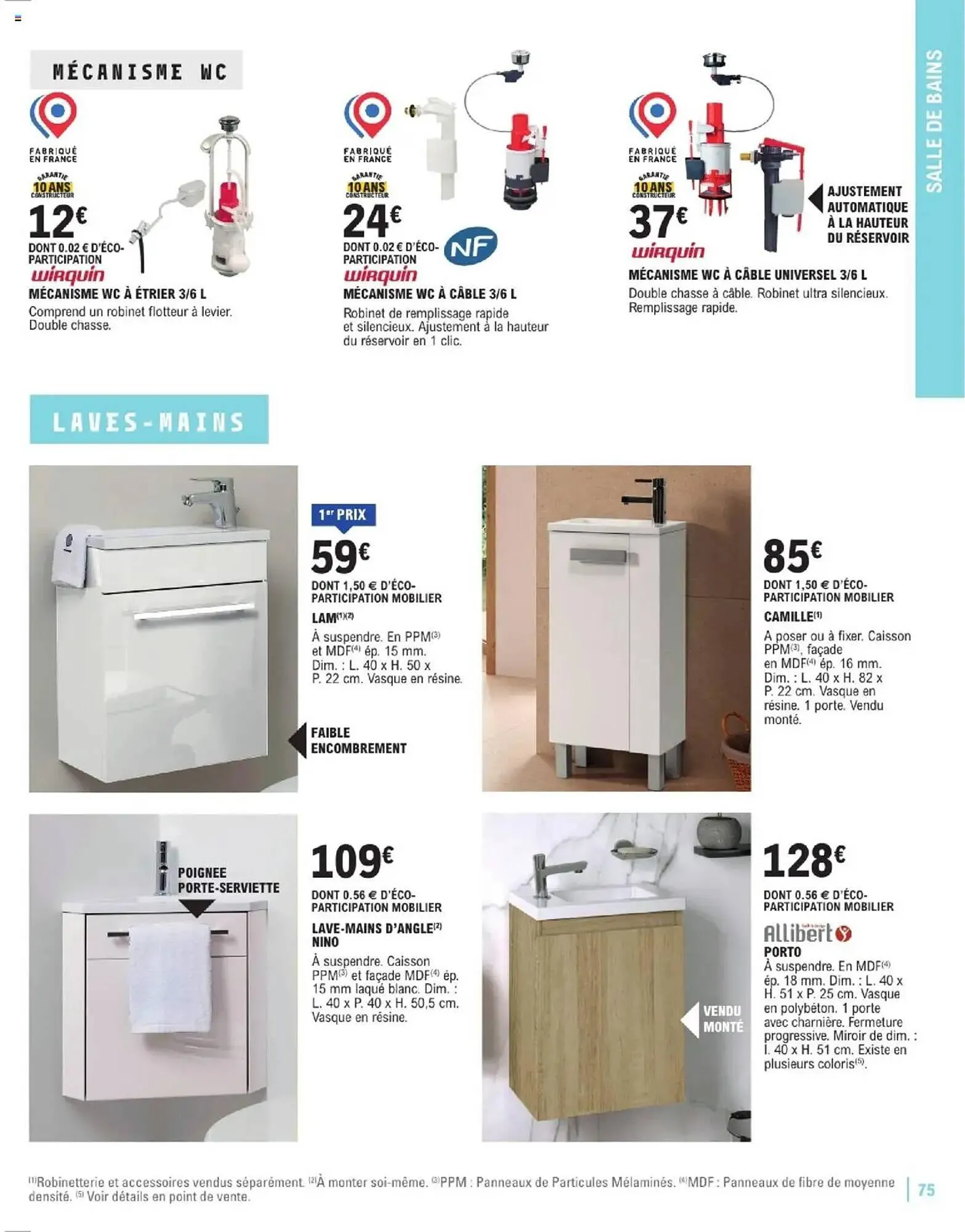 Catalogue E.Leclerc Brico du 7 janvier au 31 décembre 2025 - Catalogue page 75