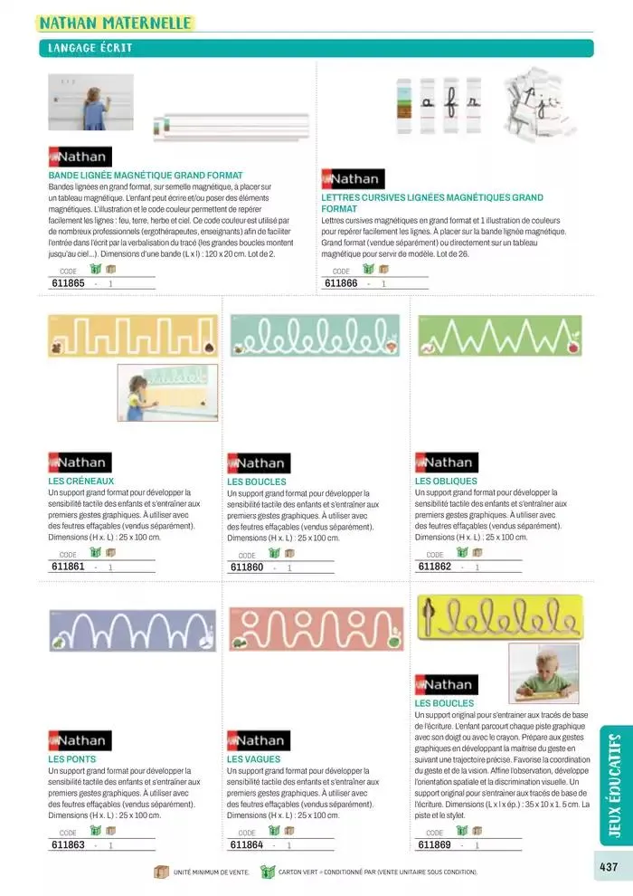 Nos Catalogues Thématiques du 1 janvier au 31 décembre 2025 - Catalogue page 439