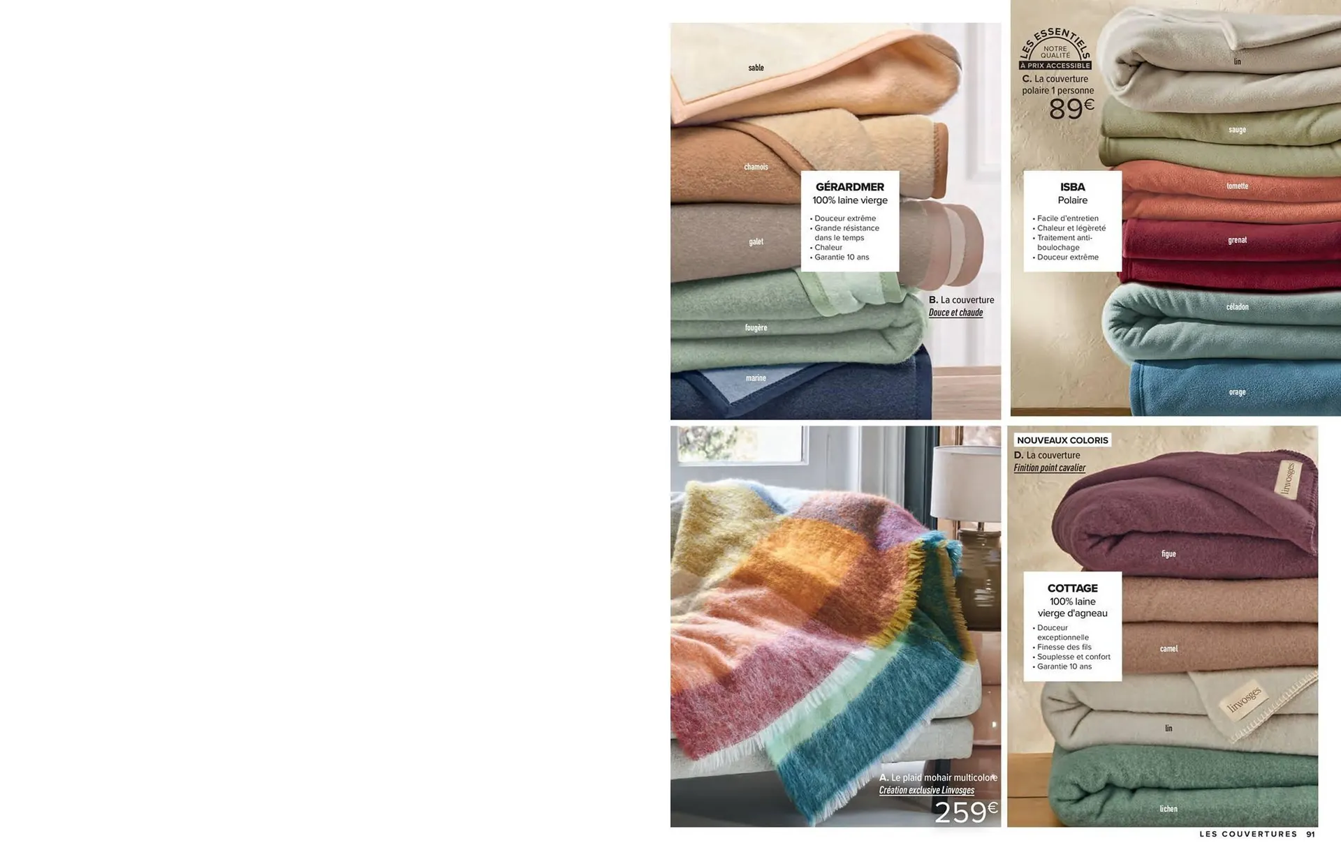 Catalogue Linvosges du 1 juin au 31 août 2026 - Catalogue page 91