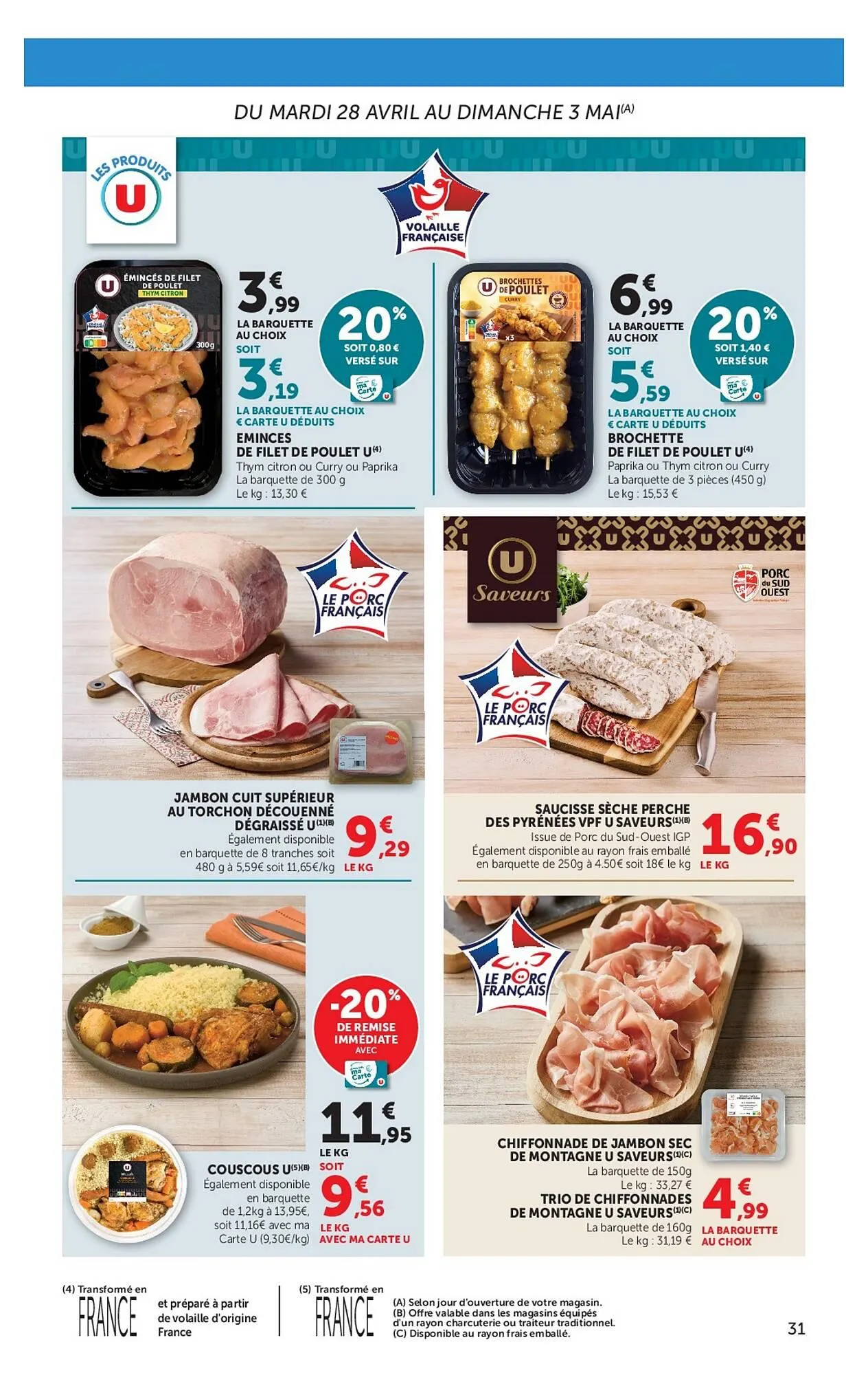 Catalogue Super U du 28 avril au 10 mai 2026 - Catalogue page 31