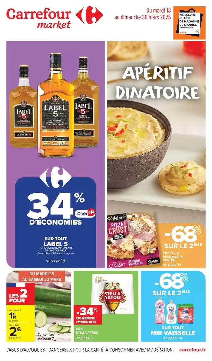APÉRITIF DINATOIRE du 18 mars au 30 mars 2025 - Catalogue page 1