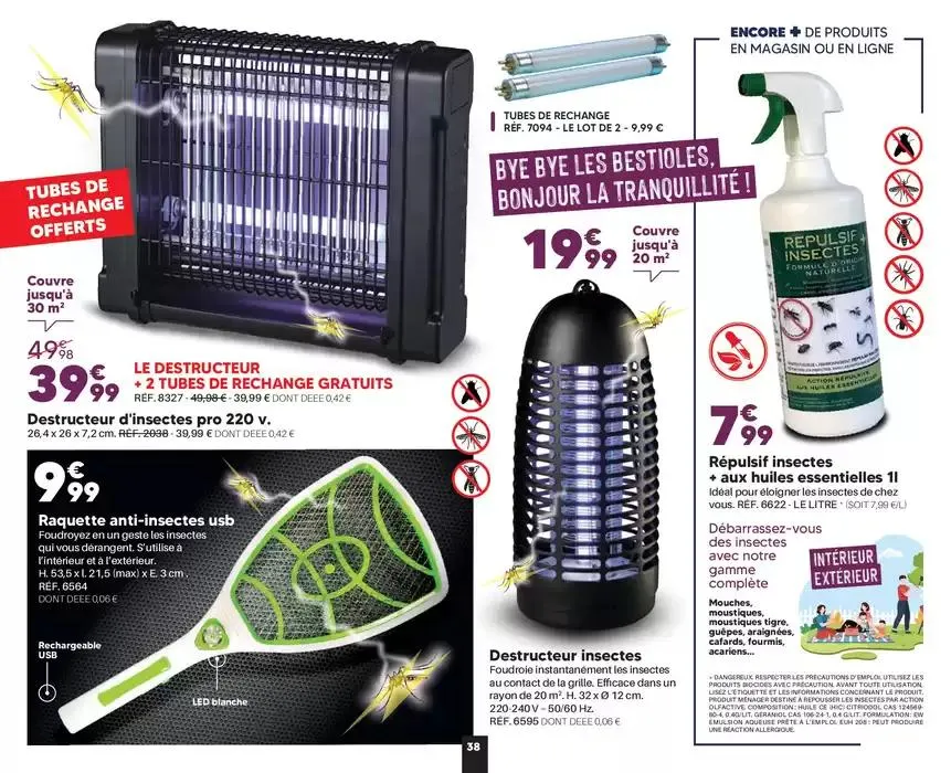 Des produits à prix malins de la maison au jardin du 28 avril au 31 août 2025 - Catalogue page 38