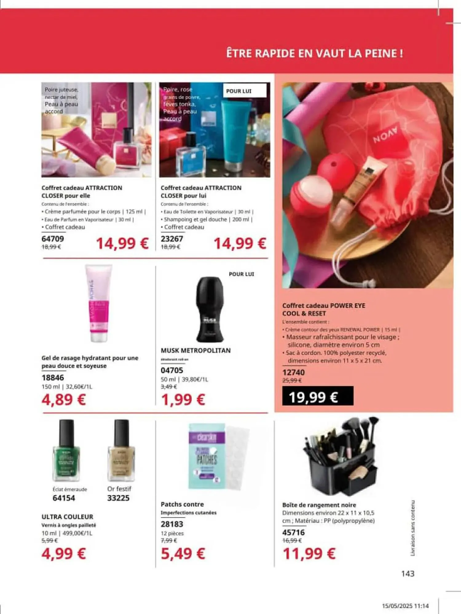 Catalogue AVON du 1 août au 31 août 2025 - Catalogue page 143