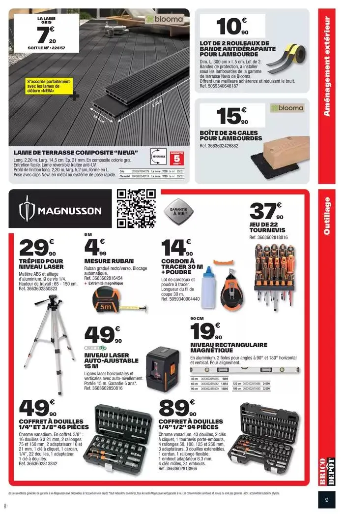 Spécial chantier extérieur ! du 4 avril au 24 avril 2025 - Catalogue page 9