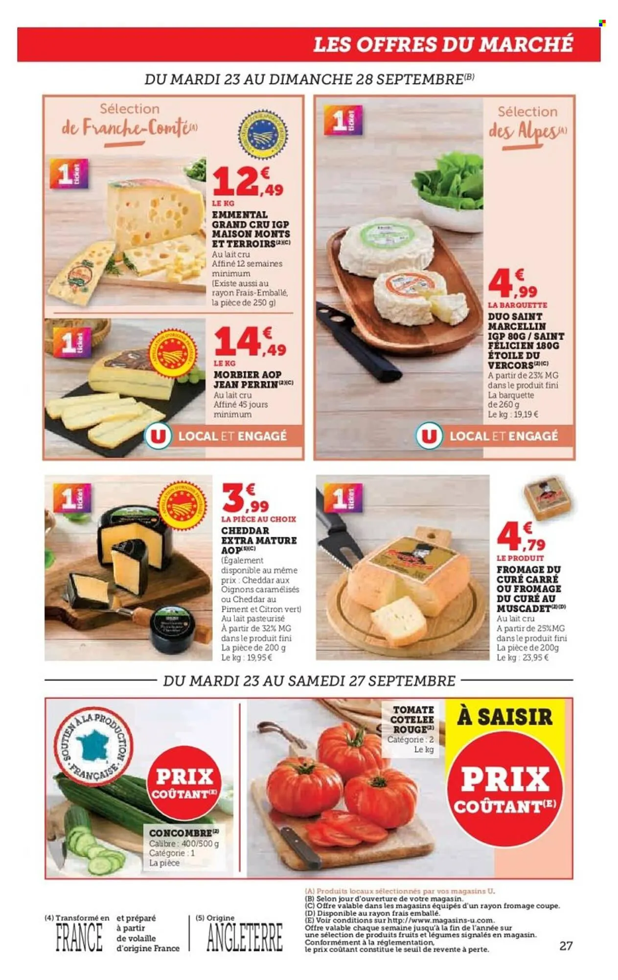 Catalogue Super U du 23 septembre au 5 octobre 2025 - Catalogue page 27