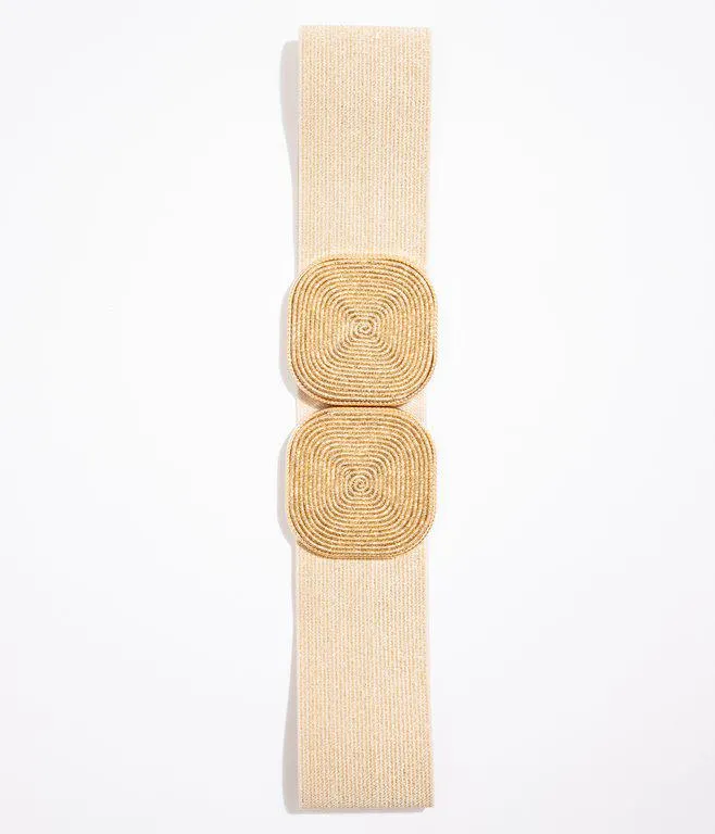 Ceinture carrée élastiquée