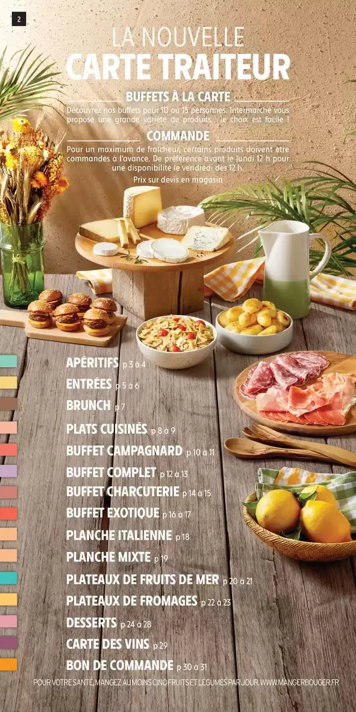 CATALOGUE TRAITEUR PRINTEMPS ETE du 1 avril au 21 septembre 2025 - Catalogue page 2