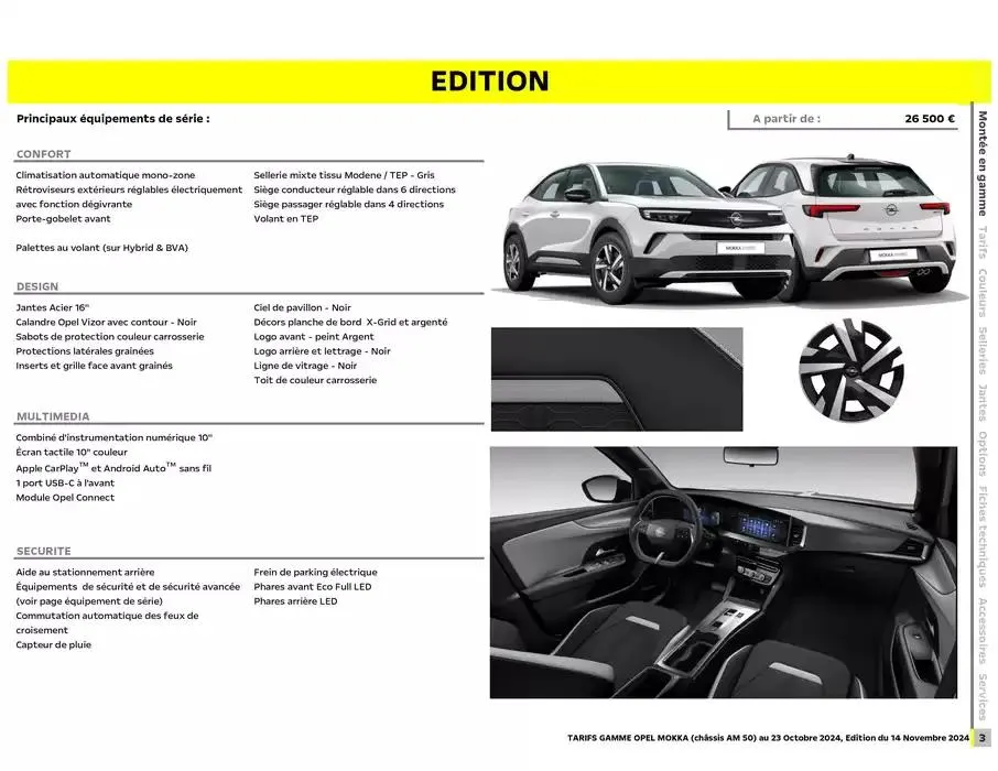 Opel Nouveau Mokka du 17 décembre au 17 décembre 2025 - Catalogue page 4