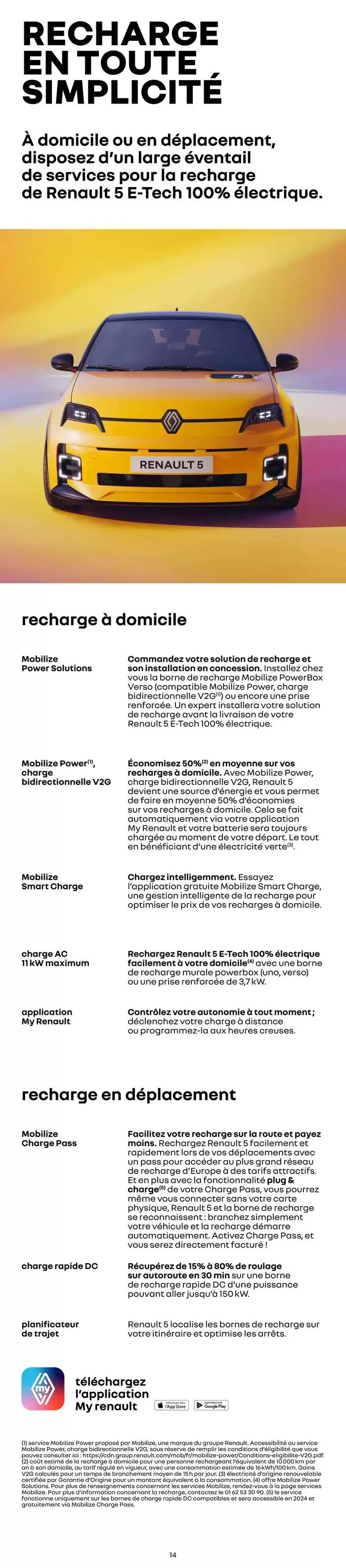 RENAULT 5 E-TECH 100% électrique du 7 janvier au 7 janvier 2026 - Catalogue page 14
