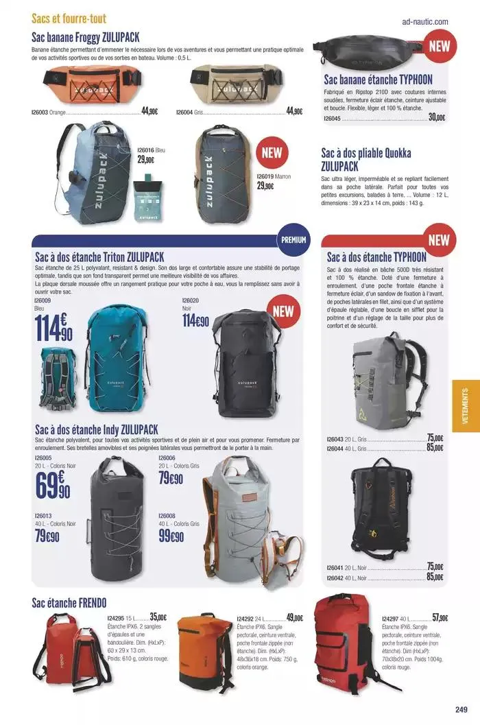 Catalogue Accastillage Diffusion 2025 du 1 janvier au 31 décembre 2025 - Catalogue page 251