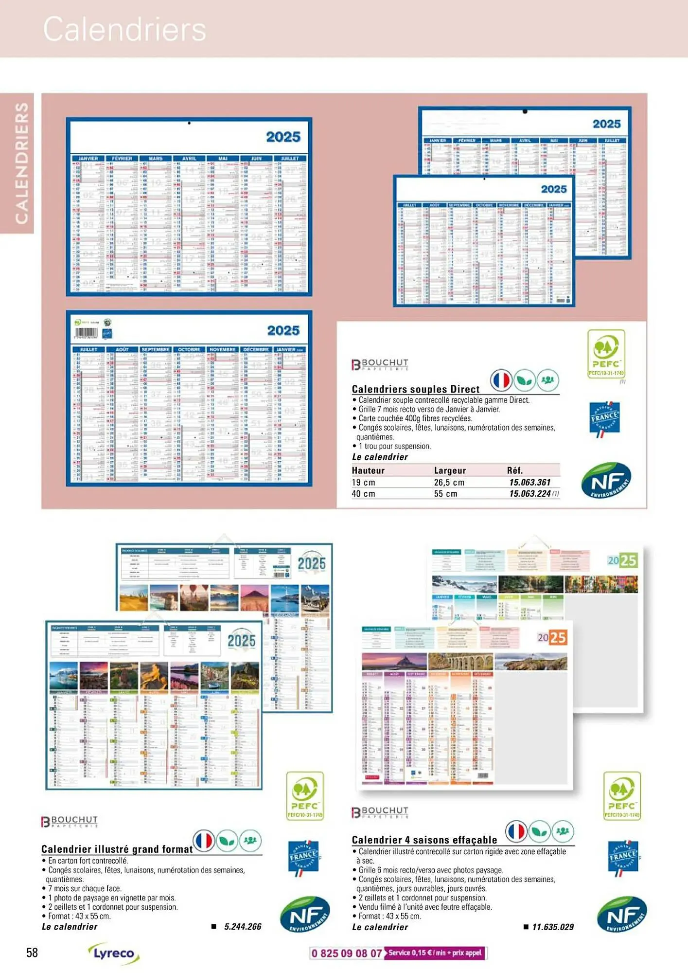 Catalogue Lyreco du 13 mai au 31 décembre 2025 - Catalogue page 58