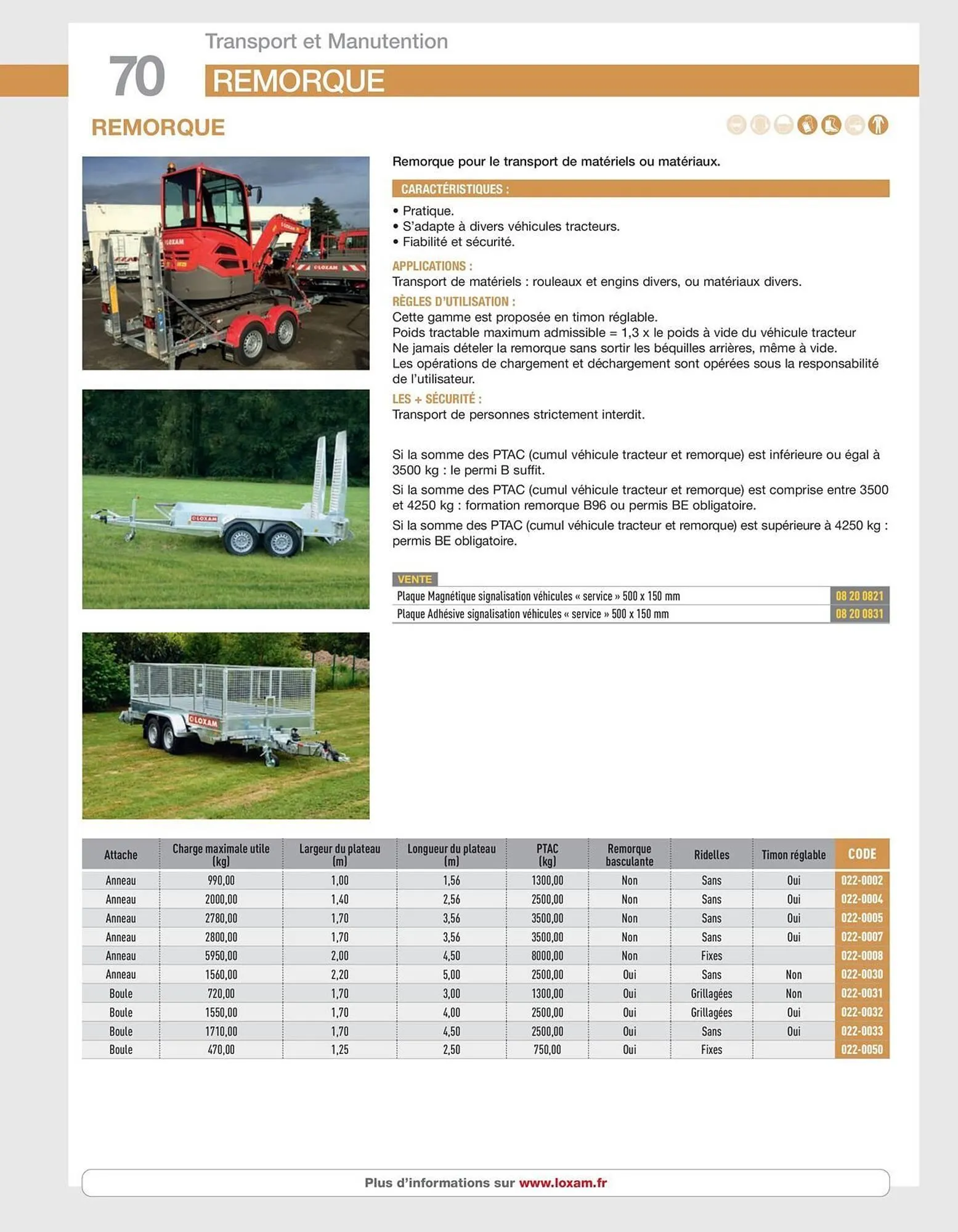Catalogue Loxam du 10 avril au 31 décembre 2025 - Catalogue page 72