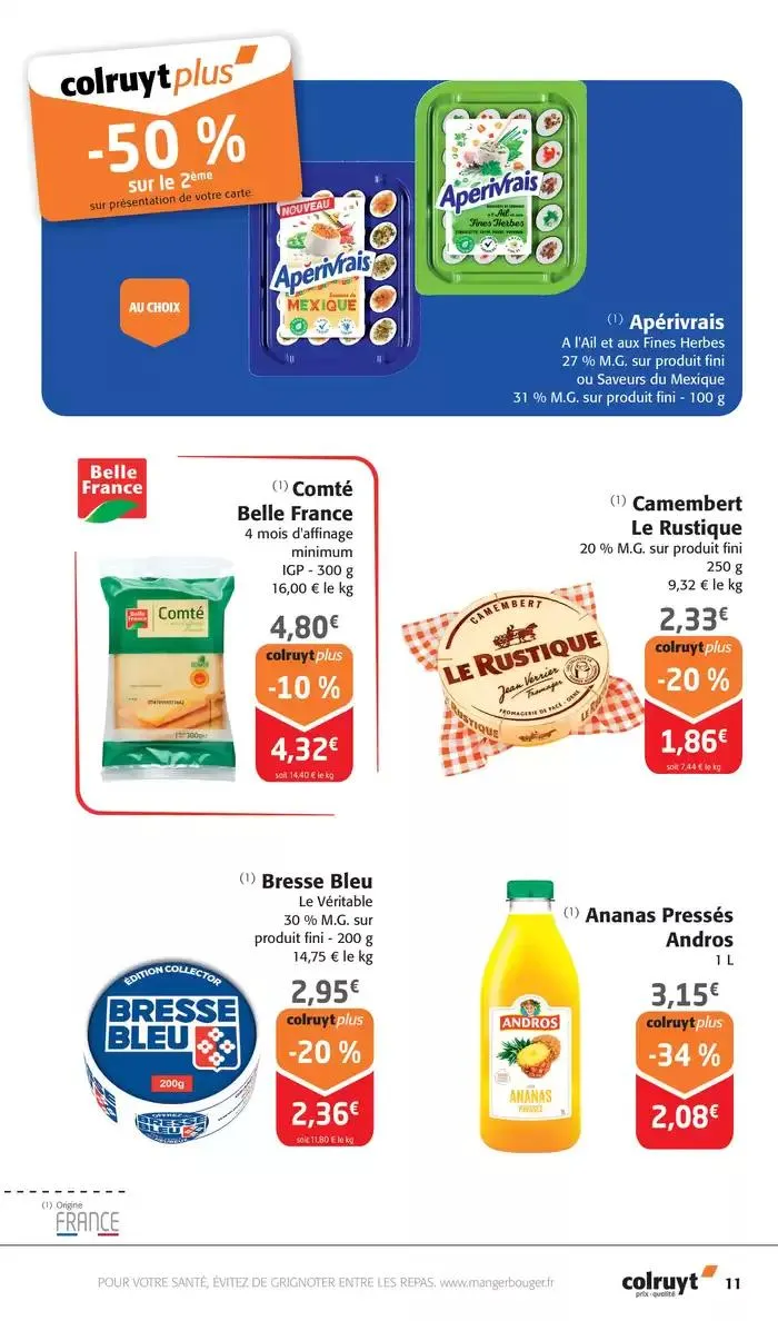 Prix - qualitè du 31 mars au 6 avril 2025 - Catalogue page 11