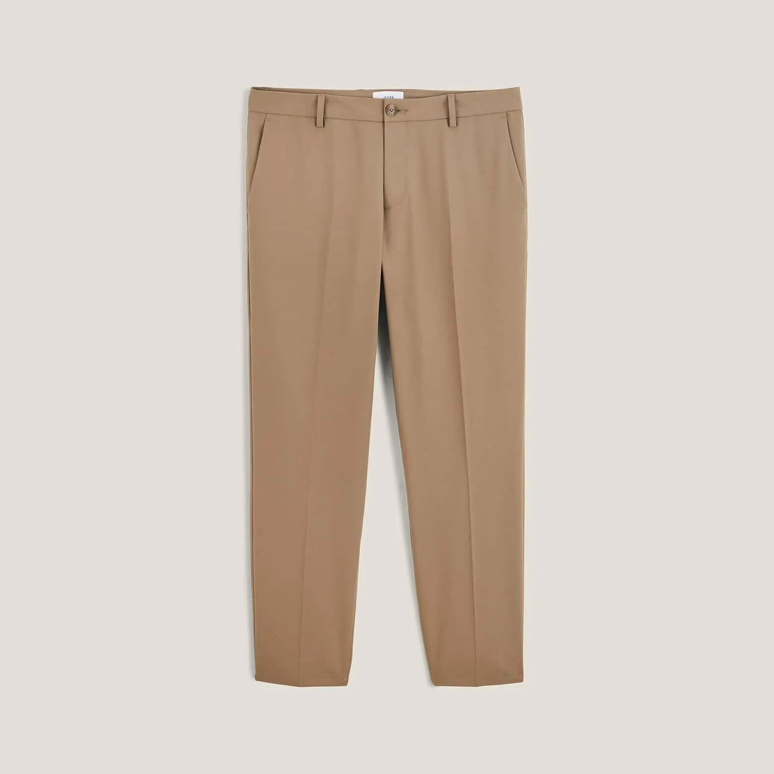 Pantalon chino large contient du polyester recyclé - Beige